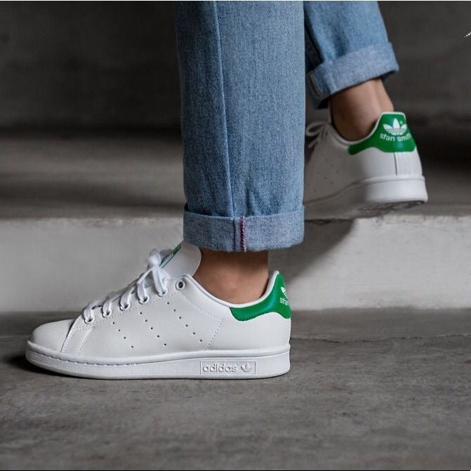 Adidas stan smith blanco y verde hotsell